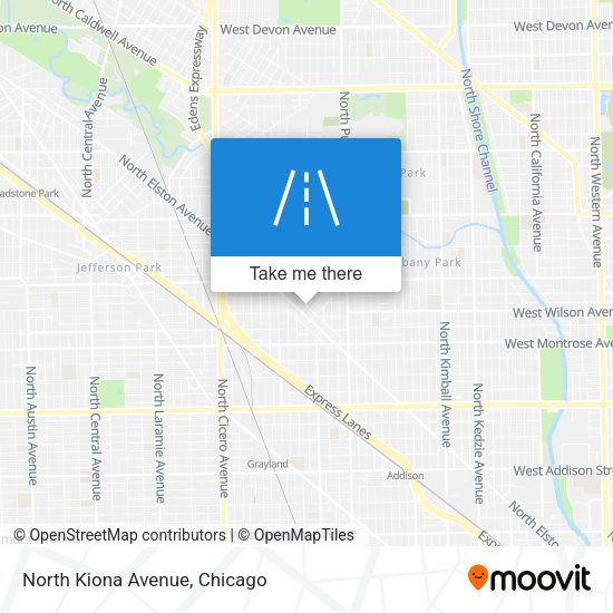 Mapa de North Kiona Avenue