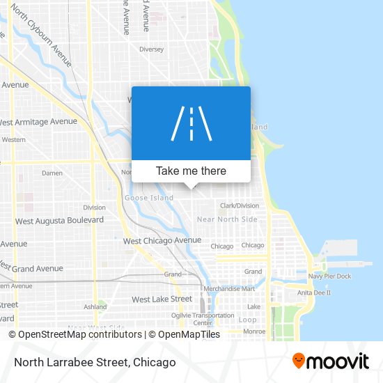 Mapa de North Larrabee Street