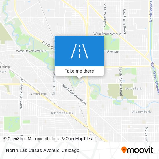Mapa de North Las Casas Avenue