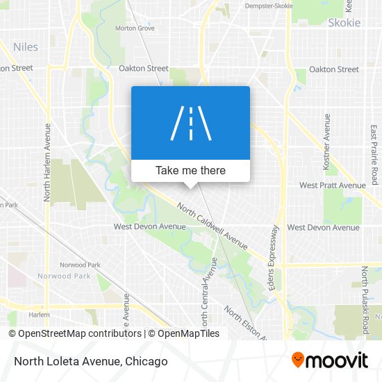 North Loleta Avenue map