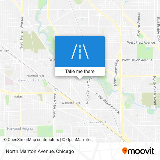 Mapa de North Manton Avenue