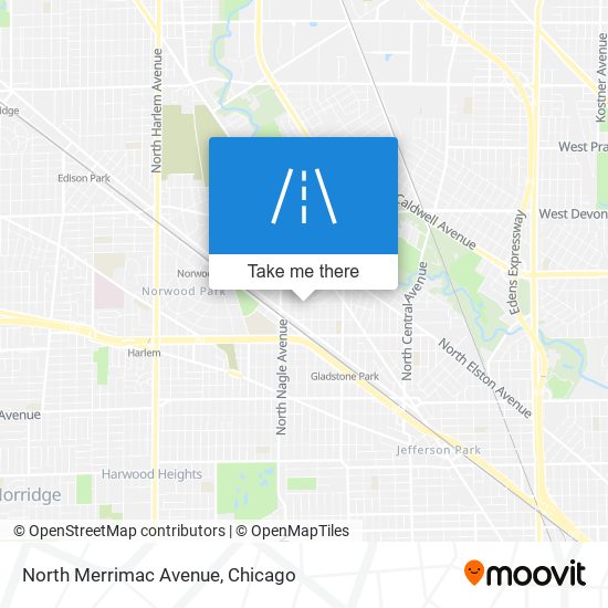 Mapa de North Merrimac Avenue