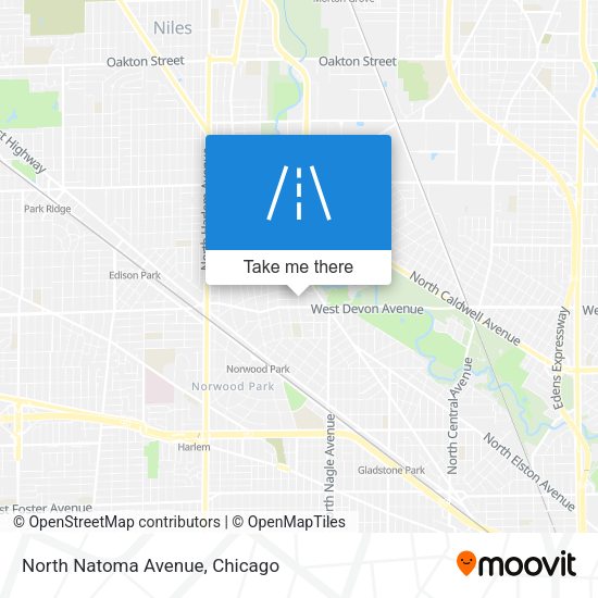 Mapa de North Natoma Avenue
