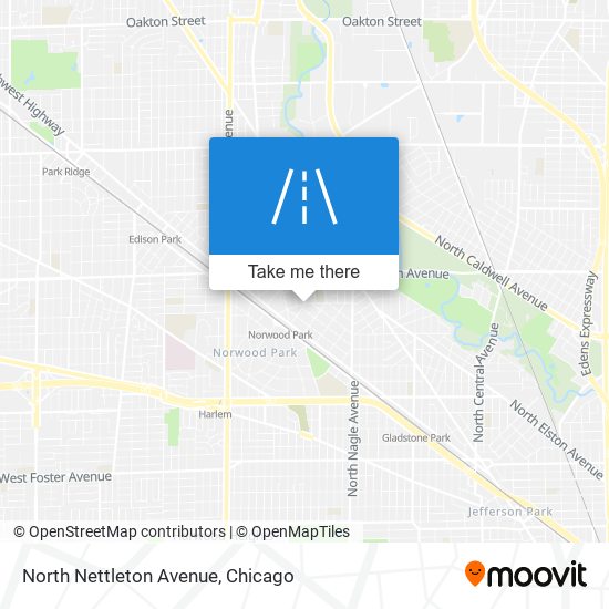 Mapa de North Nettleton Avenue