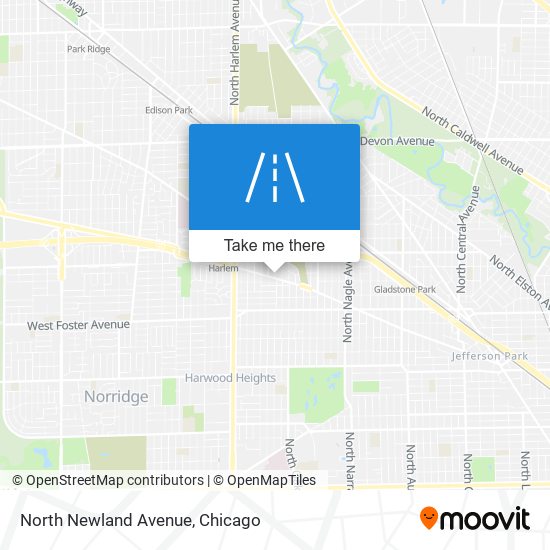 North Newland Avenue map