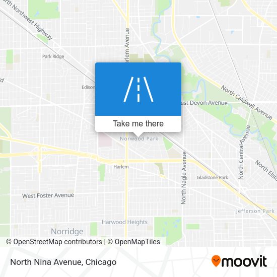 Mapa de North Nina Avenue