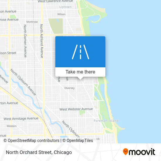 North Orchard Street map
