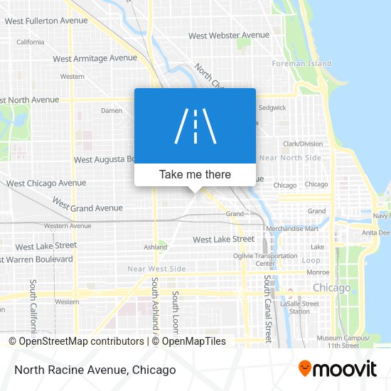 Mapa de North Racine Avenue