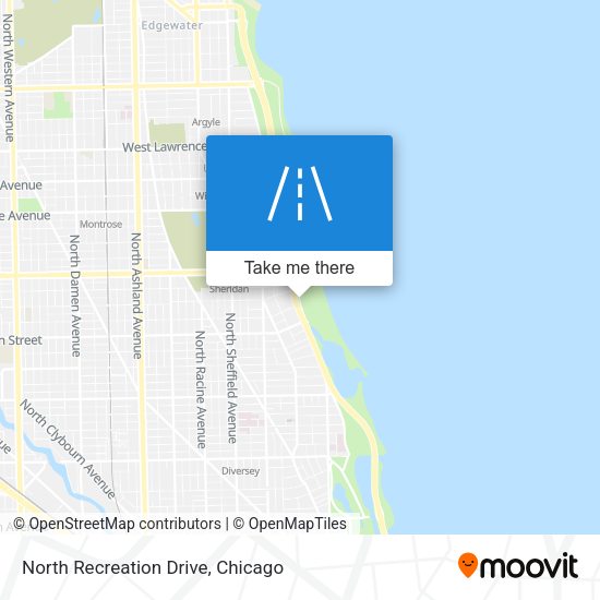 North Recreation Drive map
