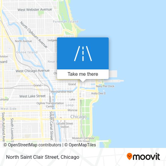 Mapa de North Saint Clair Street