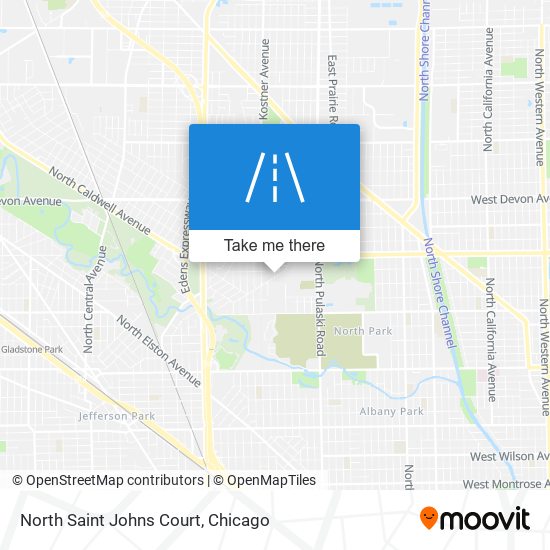 Mapa de North Saint Johns Court