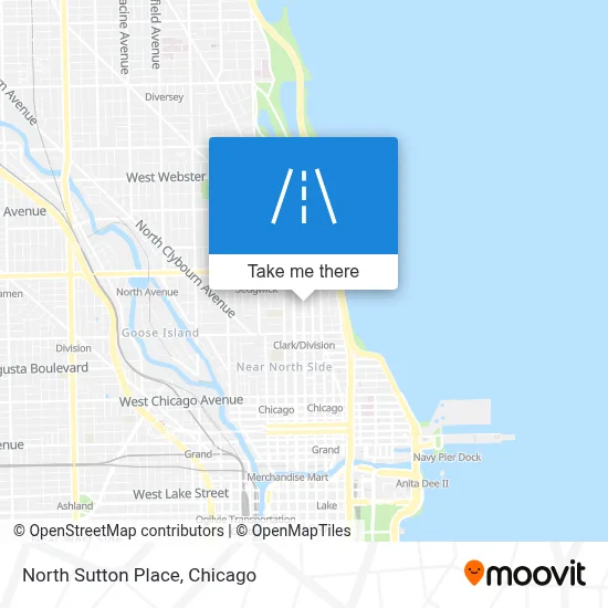 North Sutton Place map
