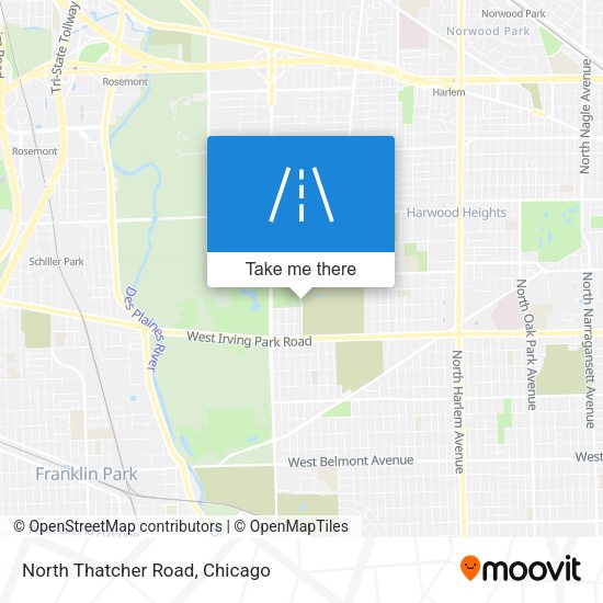 Mapa de North Thatcher Road