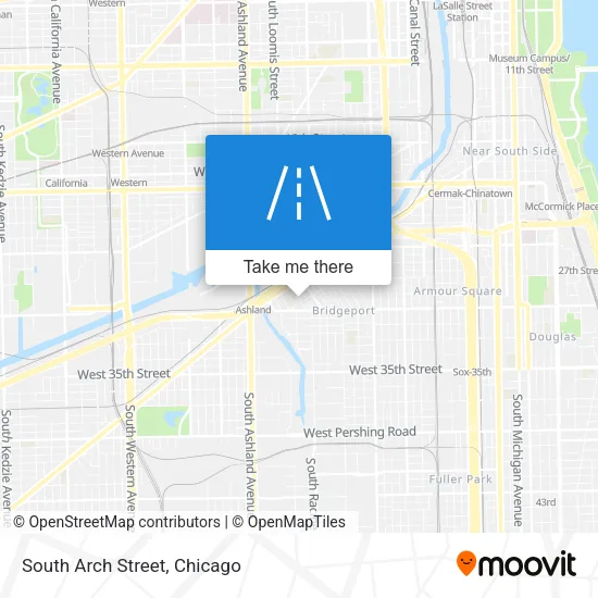 South Arch Street map