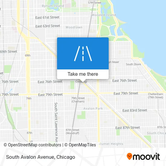 Mapa de South Avalon Avenue