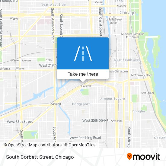 South Corbett Street map