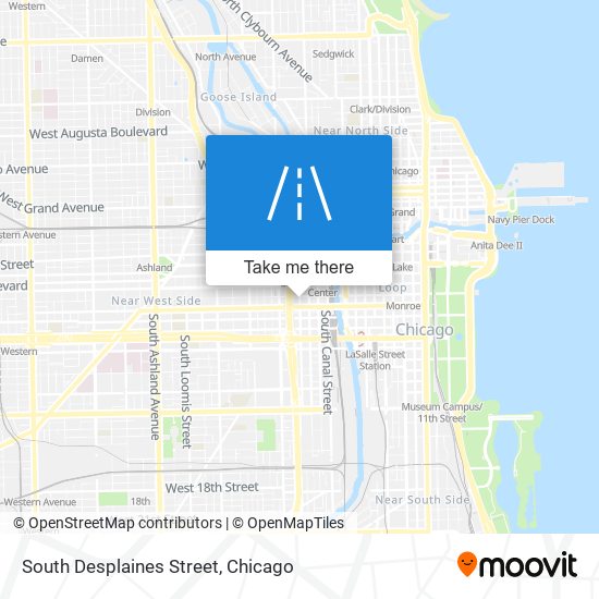 Mapa de South Desplaines Street