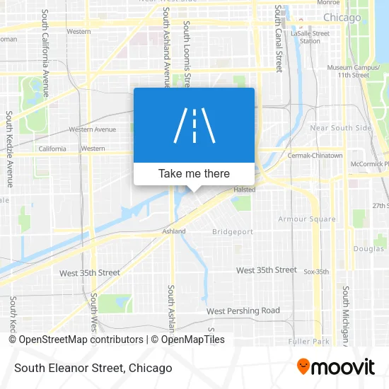 South Eleanor Street map