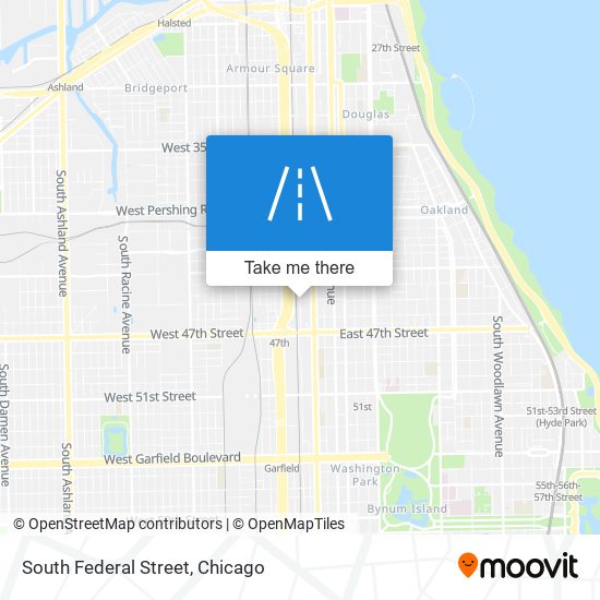 Mapa de South Federal Street