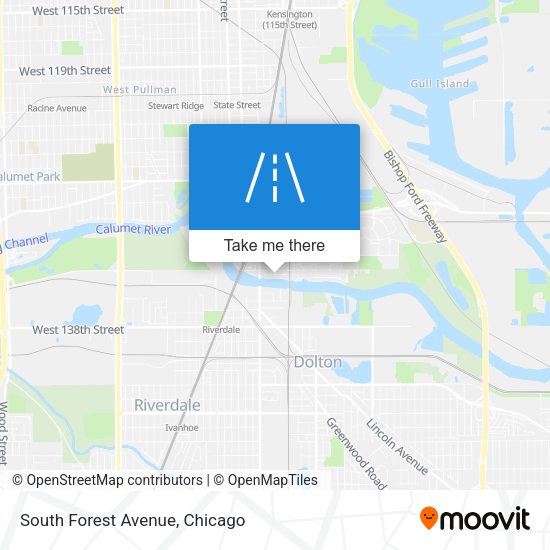 Mapa de South Forest Avenue