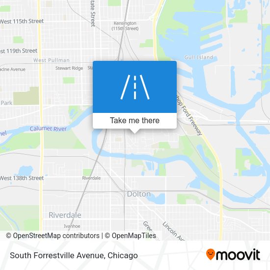 South Forrestville Avenue map