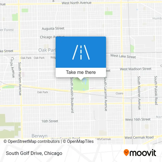 South Golf Drive map