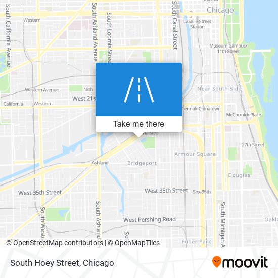 South Hoey Street map