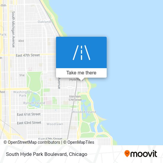 South Hyde Park Boulevard map