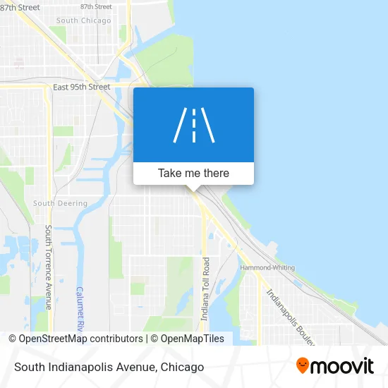 South Indianapolis Avenue map