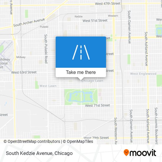 South Kedzie Avenue map