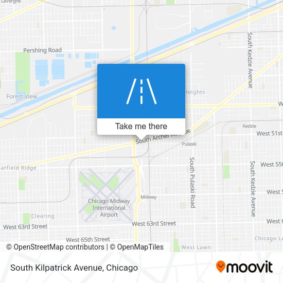 Mapa de South Kilpatrick Avenue