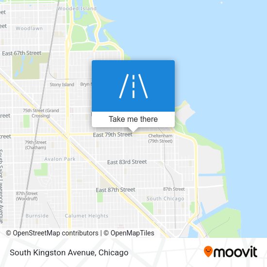 South Kingston Avenue map