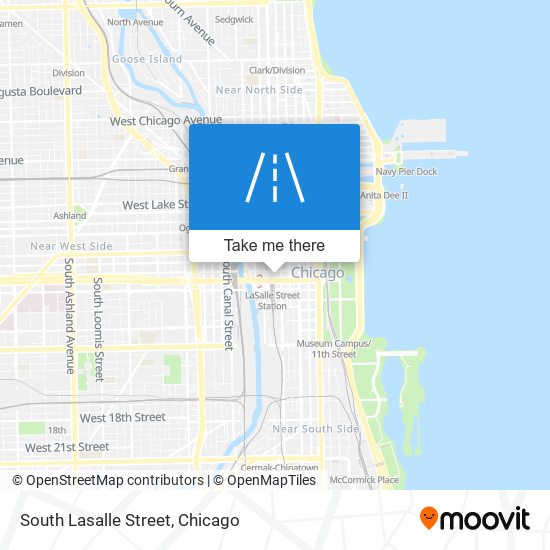 Mapa de South Lasalle Street