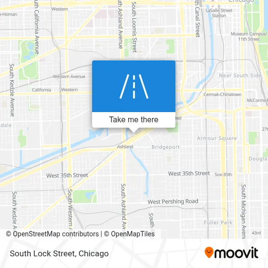 South Lock Street map