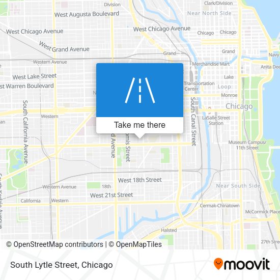 Mapa de South Lytle Street