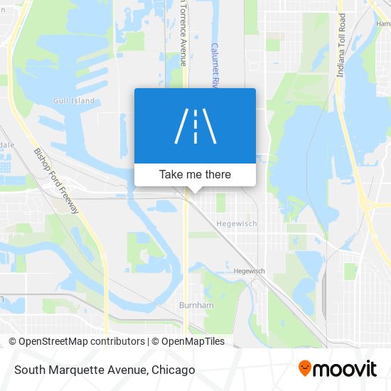 South Marquette Avenue map