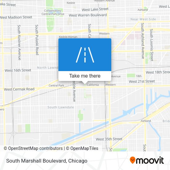 Mapa de South Marshall Boulevard