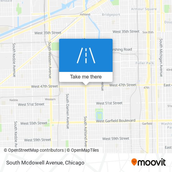 Mapa de South Mcdowell Avenue