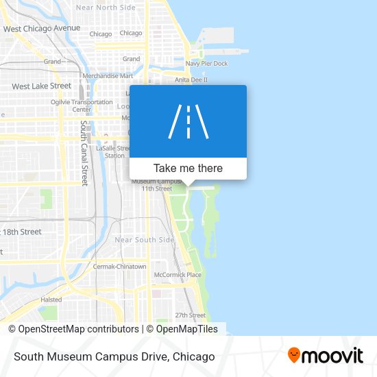 South Museum Campus Drive map