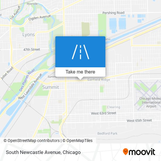 Mapa de South Newcastle Avenue