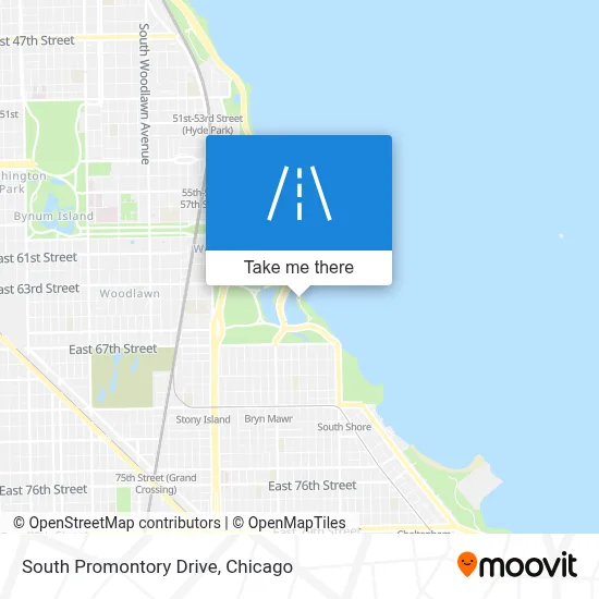 South Promontory Drive map