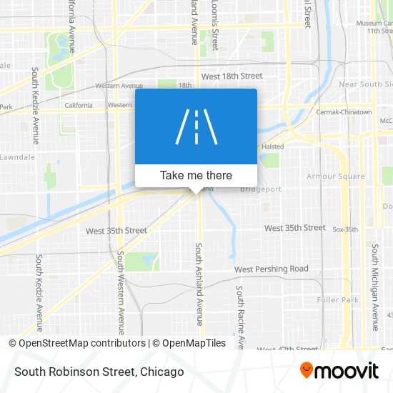 Mapa de South Robinson Street