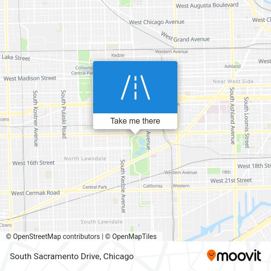 Mapa de South Sacramento Drive