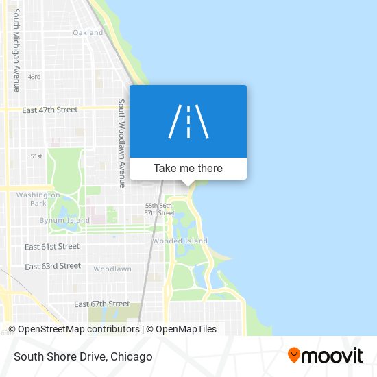 Mapa de South Shore Drive