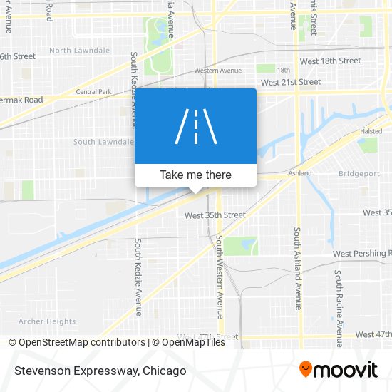 Stevenson Expressway map