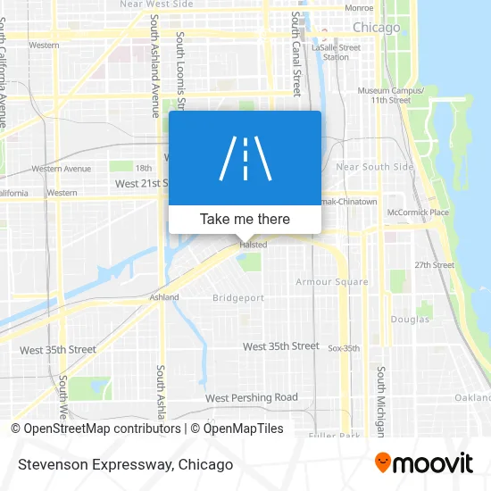 Stevenson Expressway map