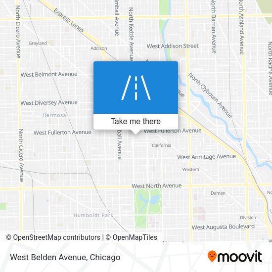 Mapa de West Belden Avenue