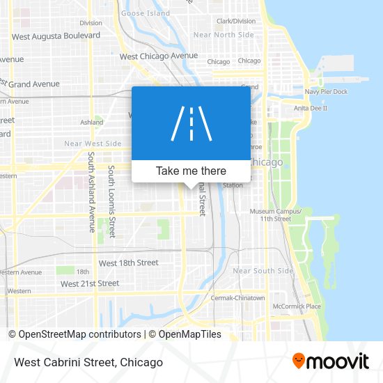 West Cabrini Street map