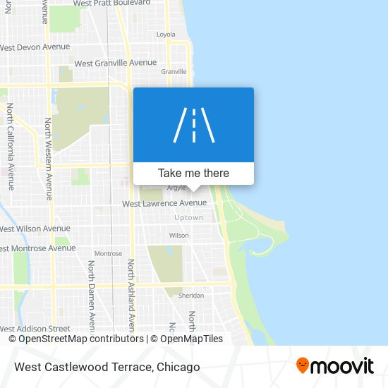 West Castlewood Terrace map