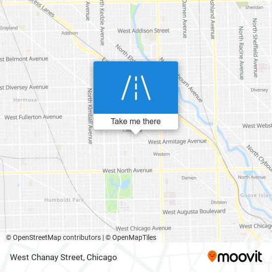 Mapa de West Chanay Street